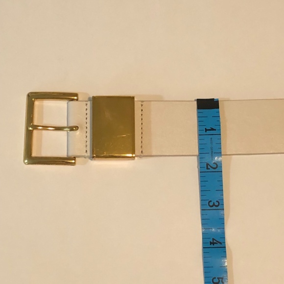 J. Crew White Genuine Leather Belt - Picture 5 of 7